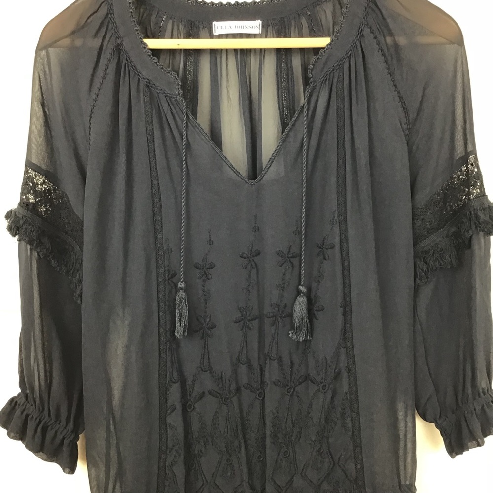 Ulla Johnson Dress Frances Embroider Tunic - Picture 3 of 8